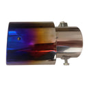 Stainless Metal Blue Steel Exhaust Muffler Tip Pipe Tail