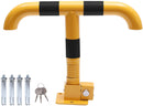 Yellow & Black  Car Parking Space Lock Bollard freeshipping - Aimtools