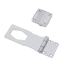 Hasp and Staple Gate Cupboard Chrome 4" 2PCs