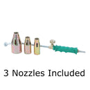 Gas Blow Torch Weed Burner With 3 Nozzles 30,35,50mm