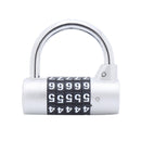 Digital Pad Lock Professional 5 Digits Silver