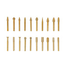 Electro Plated Diamond Burr 20pcs Coarse Grit 6mm