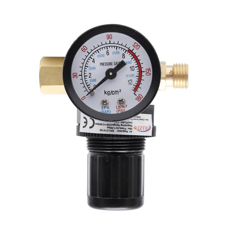 Air Flow Regulator with Dial Gauge 1/4” freeshipping - Aimtools