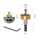 HSS Hole Saw set 5PCs-16, 18.5, 20, 25, 30mm
