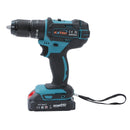UNI-FIT Cordless Impact Drill 13mm with 2 batteries 2.0A & Accessories in BMC