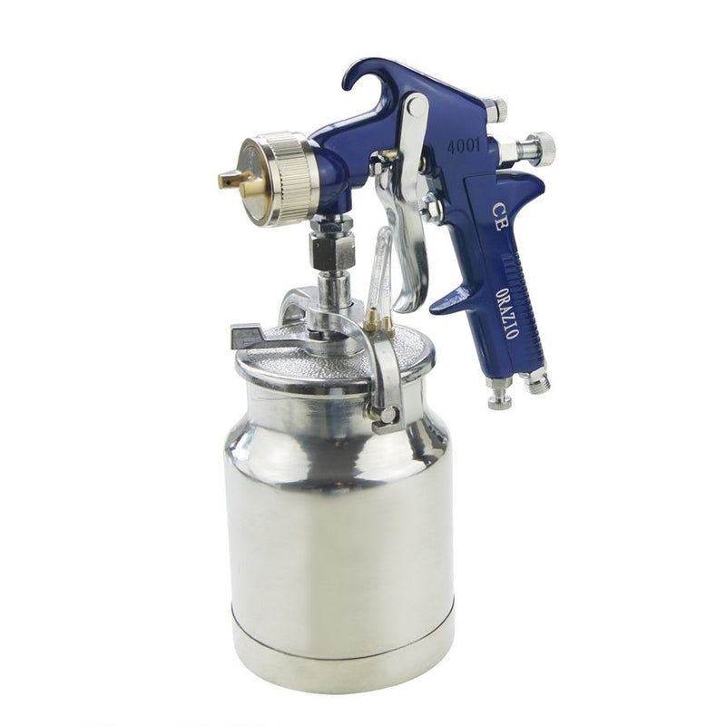 Automotive Siphon Feed Air Spray Gun 4001 Blue freeshipping - Aimtools