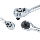 Chrome Vanadium Steel 72Teeth Ratchet Handle Set 3PC