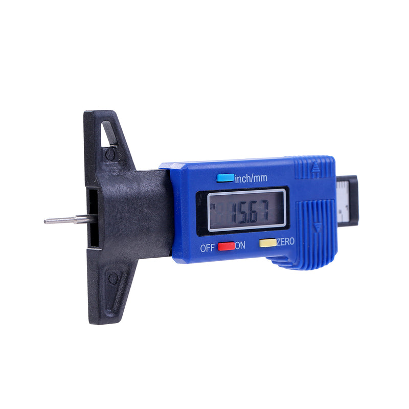 Fiber Digital Tyre Depth Measuring Gauge 0-25.4mm freeshipping - Aimtools
