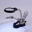 Helping Third Hands Soldering Stand Magnifier Glass Clamps Modelling Stand freeshipping - Aimtools
