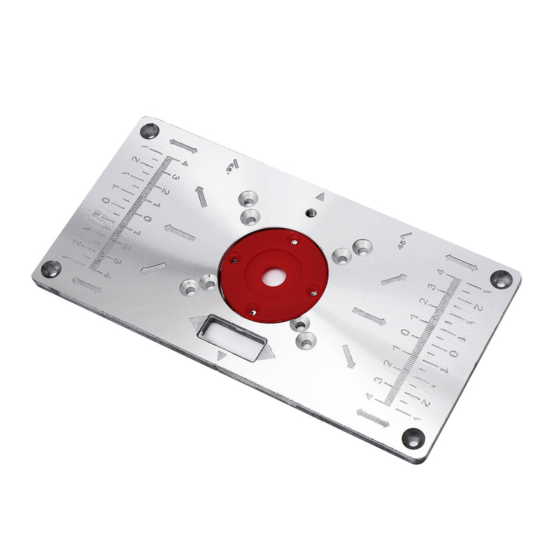 Aluminium Router Trimmer Table Insert Plate For Katsu Trimmers freeshipping - Aimtools
