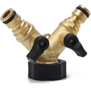 Water Tap Divider Connector Copper & Rubber