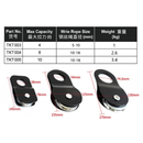 Quality Off-Road Rescue Trailer Pulley 8T Wire Rope