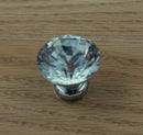 Drawer Knob Crystal - 30mm Translucent