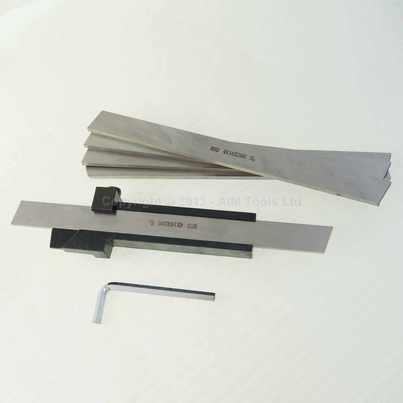 Lathe Cutting Tool Blade Clamp With 5 Blades Variation freeshipping - Aimtools