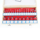 Wood Working Router Bit Set 24PCs 6MM Shank freeshipping - Aimtools