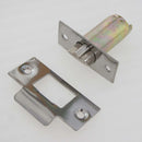 Decorative Door Knob Ceramic Handle Entrance Lock Latch With Keys- White Blue