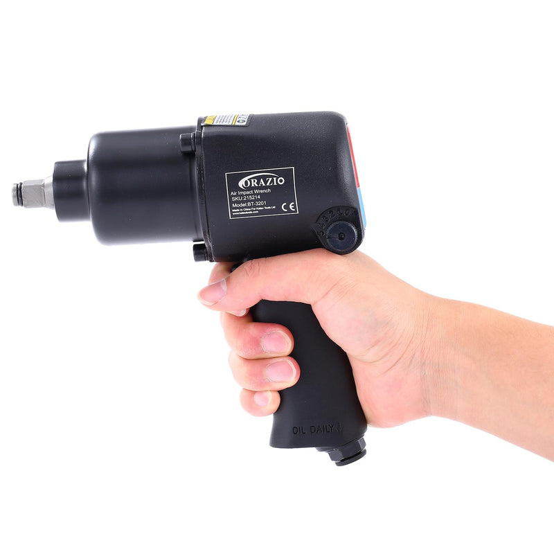 Air Impact Wrench Twin Hammer "1/2"  660N.M With Socket Set