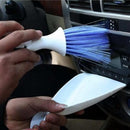 Car Internal Cleaner Tool Keyboard Air Outlet Vent Cleaning Brush+ Dustpan