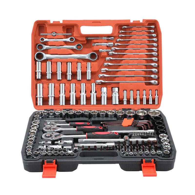 Socket Set 151PCS 1/4, 3/8, 1/2 With Spanners