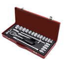 Socket Set 24PCs 1/2" Carbon Steel freeshipping - Aimtools