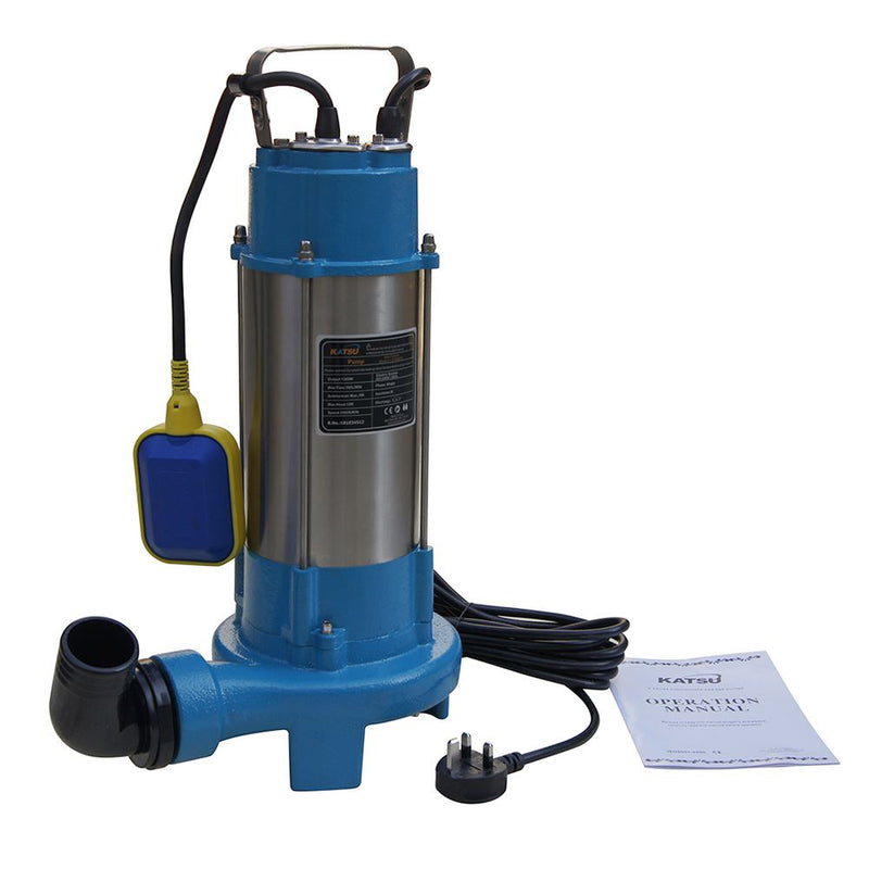 Sewage Water Pump With Cutter 1.5Hp EU Plug freeshipping - Aimtools