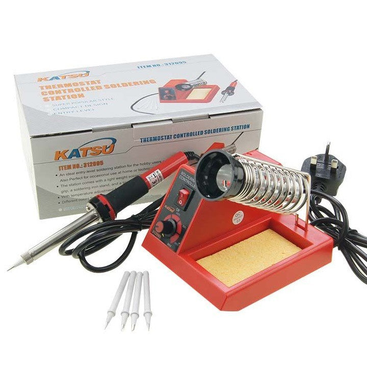 Soldering Station Iron Electronic W/ Extra Tips 58W freeshipping - Aimtools