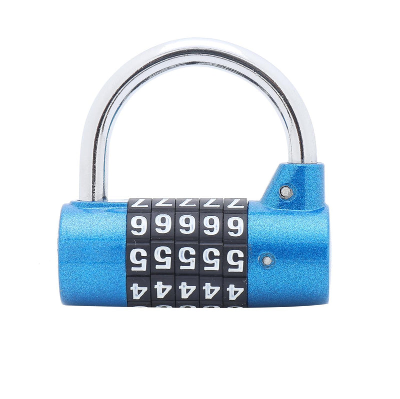 Digital Pad Lock Professional 5 Digits Blue