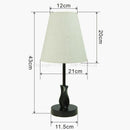 Modern Wood Bedside Table Lamp