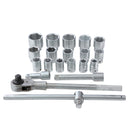 Socket Set 21pcs 3/4 Inch in Steel Case Hex