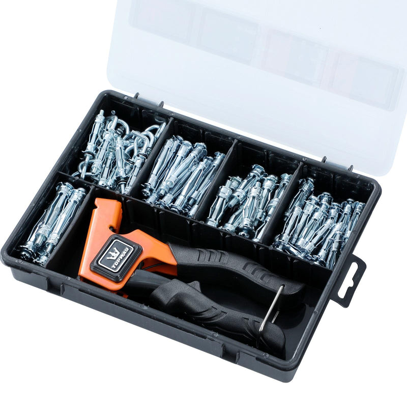 Plasterboard Anchors Set 63pcs With Pliers