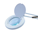 NUF 8X LED Magnifying Light with 60CM Stand 200mm Black-White