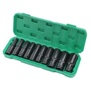 Impact Socket Set 10pcs 1/2” 10-24mm