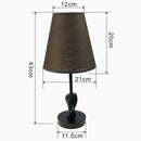 Modern Wood Bedside Table Lamp