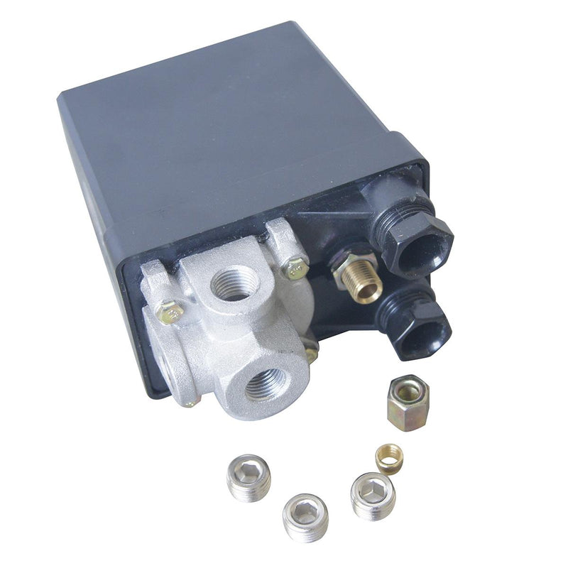 HK 4 Ports AIR Compressor Pressure Control Switch 3 Phase 1/4"