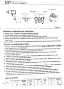 Air Impact Wrench Twin Hammer "1/2"  660N.M With Socket Set