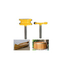 Flute & Bead Canoe Joint Router Bit Set 2PC 1/4"