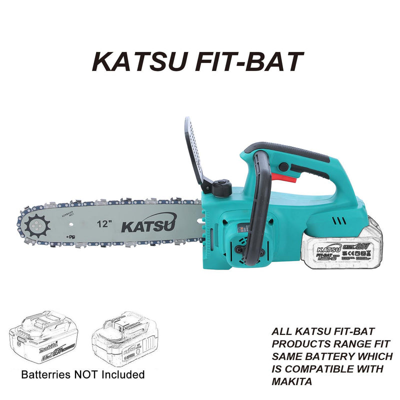 FIT-BAT Cordless Chainsaw 12inch 2 chains No Battery 12inch BMC