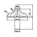Electro Diamond Marble Grinding Router Bits freeshipping - Aimtools