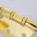 lron Hinges with 4 Bearings 1 Pair- Size: 100mm- Gold