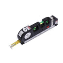 Laser Level Measuring Tape Black 250cm