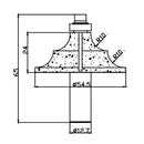 Electro Diamond Marble Grinding Router Bits freeshipping - Aimtools