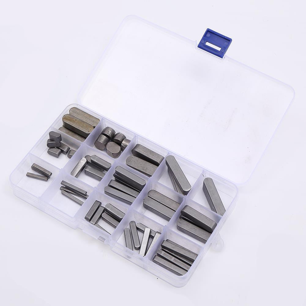 A2 Stainless Steel Parallel Keys – 5mm Round End Drive Shaft Keys (DIN 6885) – Various Lengths