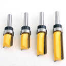 Flush Trim Pattern Template Router Bit Set 4PCs 1/4"