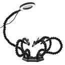 Soldering Helping Hands 6 arms, Light & Magnifier- Black
