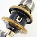 Decorative Door Knob Handles Lock Latch Privacy without key