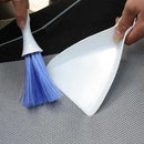 Car Internal Cleaner Tool Keyboard Air Outlet Vent Cleaning Brush+ Dustpan