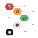 Pressure Washer Adapter KR 1/4'' Quick Connect Female with 5 Tips