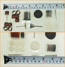 Wool Bonet Sanding Grinding Wheel Brush 105Pcs Set Jewelry Finishing Kit freeshipping - Aimtools