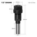 Router Bit Extension Shank 3PCs set 1/4",1/2, 8mm 133380+81+82