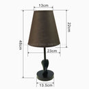 Modern Wood Bedside Table Lamp